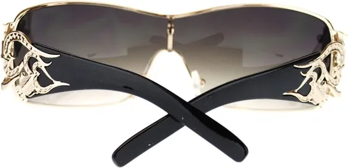 Vista 5 de Gafas de sol Coy Metal Jewel de diseñador de moda para mujer