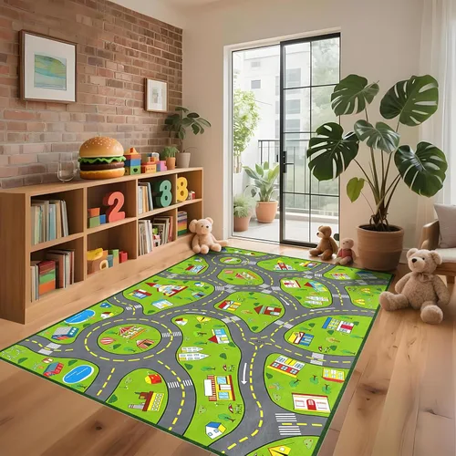 Vista 17 de Alfombra infantil ABC para sala de juegos, alfombra del alfabeto para dormitorio, educativa para aprender preescolar, alfombras para guardería