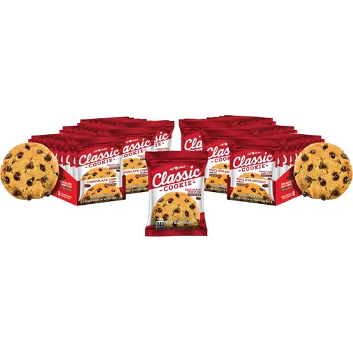 Vista 25 de Galletas de brownie Classic Cookie suavemente horneadas en forma redonda, 2 cajas, 16 galletas envueltas individualmente