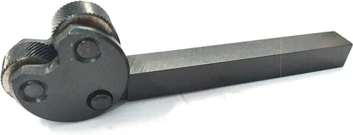 Vista 6 de Buyohlic Herramienta de moleteado de cabeza de pivote Patrón métrico de diamante 1/2" vástago cuadrado mediano