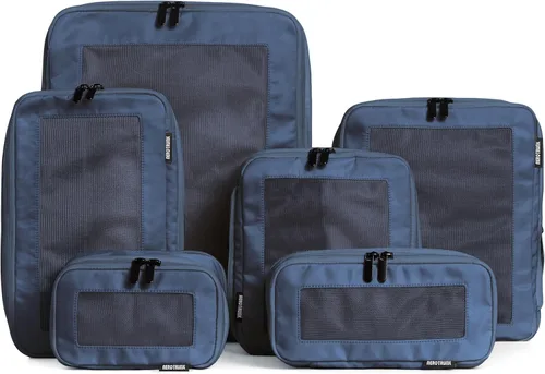 Vista 16 de Aerotrunk Cubos de embalaje de compresión para viajes, paquete de 2, beige