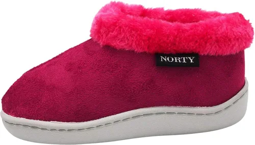 Vista 2 de NORTY - Zapatillas de interior con forro polar para niños pequeños y niñas
