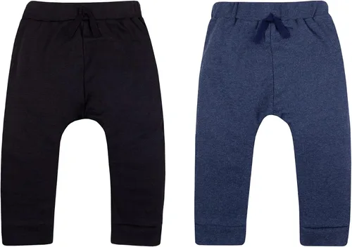 Vista 12 de Lamaze Pantalones deportivos de algodón natural súper peinados para bebé, 2 unidades Gris (Gray Striped)