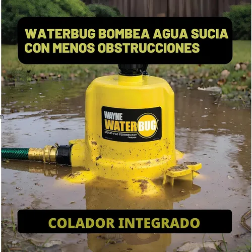 Vista 8 de Bomba sumergible con tecnología multiflujo WAYNE WWB WaterBUG
