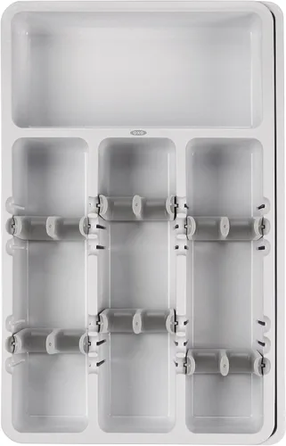 Vista 12 de OXO Good Grips - Organizador grande de utensilios expandible, color blanco