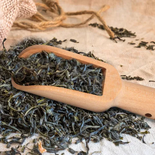 Vista 6 de Luxshiny 9 cucharas de madera, cucharas de condimento de madera, cucharas de té de madera para servir condimentos para la cocina del hogar