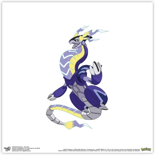Vista 8 de Trends International Gallery Pops Pokémon Miraidon - Póster de pared, 12.00 x 12.00 pulgadas, versión de marco negro