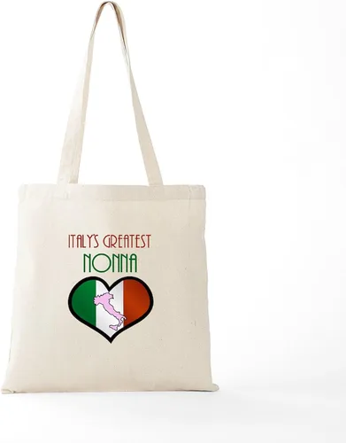 Vista 6 de CafePress Positano, Italia Tote Bag Bolsa de compras de lona beige reutilizable, Caqui, S