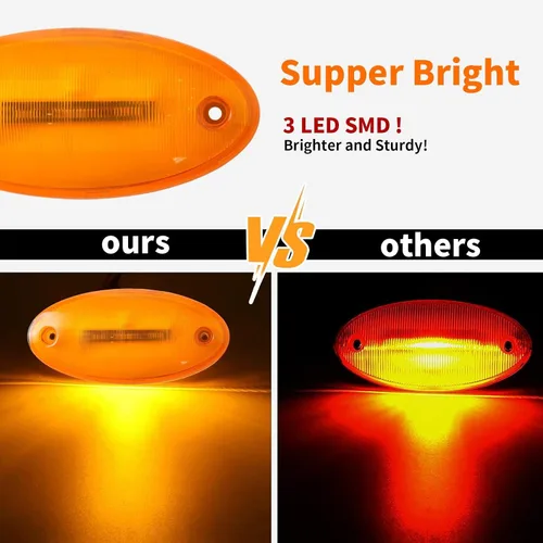 Vista 3 de Luces de marcador LED Lámparas de techo superiores aptas para Prostar Internacional, 1 luz apta para Durastar, Workstar 2008-2018 (1)