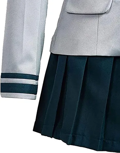 Vista 4 de Good Friend Mha Cosplay Bnha Cosplay Hero uniform Halloween costume with two keychains (S)