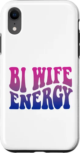 Vista 24 de iPhone 13 Pro Bi Wife Energy Bisexual Pride Bisexual Flag Retro Vintage Case