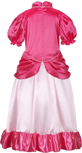 Vista 2 de CICOCI Kids Princess Peach Costume For Girls Dress Pink Jumpsuit for Girls Dress Halloween Costume Cosplay Outfit