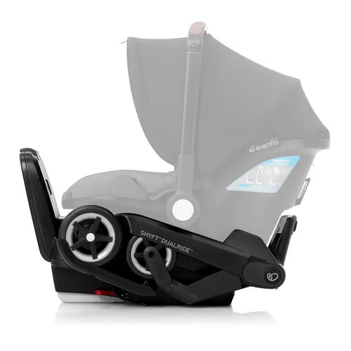 Vista 9 de Shyft DualRide con almacenamiento Carryall Combo de asiento infantil para automóvil y cochecito (gris Boone)
