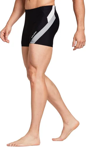 Vista 2 de BALEAF Traje de baño deportivo de pierna cuadrada para hombre