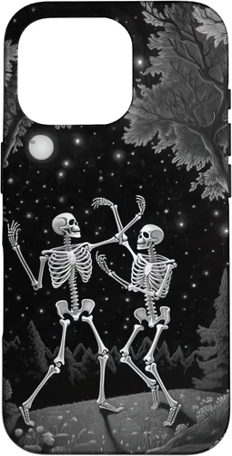 Vista 19 de iPhone 12 mini Estética Ocultista Grunge Gótico Esqueleto Bailando Halloween Case