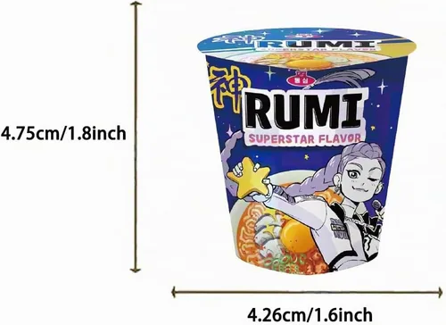 Vista 6 de Calcomanía de película, 60 piezas de calcomanías de demonios de película para niños, calcomanías de ídolos coreanos estilo anime para botellas