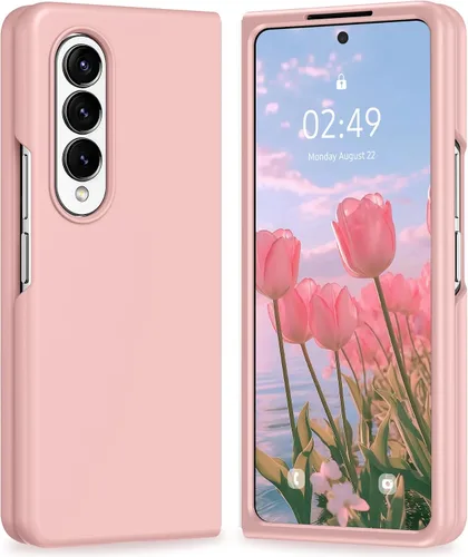Vista 12 de Funda para Samsung Galaxy Z Fold 4, funda de silicona para Galaxy Z Fold 4 de silicona suave líquida Slim Fit a prueba de golpes Funda protectora