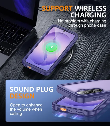 Vista 91 de Temdan - Funda impermeable diseñada para iPhone 12, protector de pantalla y cámara integrado IP68 bajo el agua, cuerpo completo, a prueba de caídas