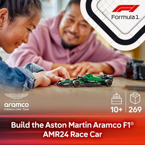 Vista 2 de LEGO Speed Champions Aston Martin Aramco F1 AMR24 - Juego de construcción para niños, niños y niñas, a partir de 10 años, auto de juguete