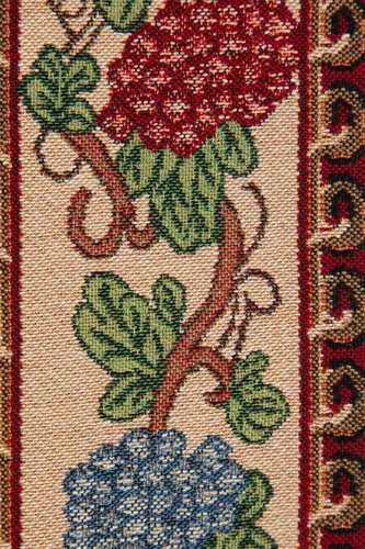 Vista 5 de Charlotte Home Furnishings Wine Merchants I Tapestry Bell Pull - 6 pulgadas x 42 pulgadas, algodón/viscosa/poliéster