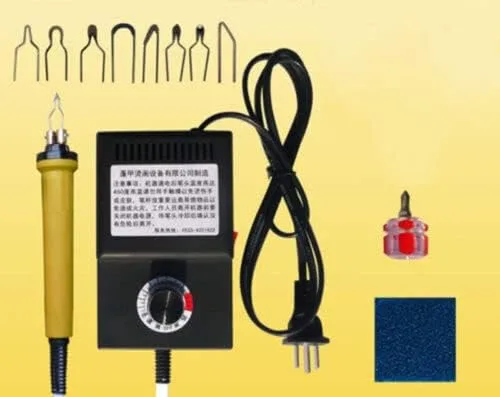 Vista 5 de Máquina multifunción de pirografía de madera de 25 W, kit de calefacción de calabaza, herramienta de 220/110 V
