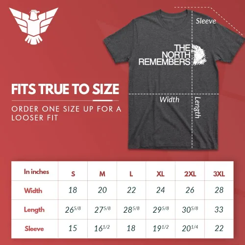 Vista 4 de The North Remembers GoT Shirt