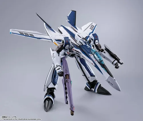 Vista 4 de TAMASHII NATIONS - Macross Frontier -VF-25 Messiah Valkyrie Worldwide Anniversary Bandai Spirits DX Chogokin Metal fundido coleccionable
