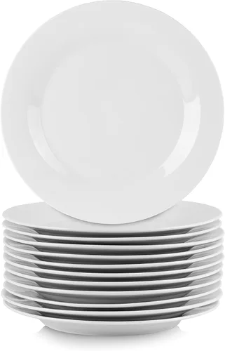 Vista 12 de 10 Strawberry Street 7" Catering Coupe - Cuenco para cereales, juego de 12, color blanco