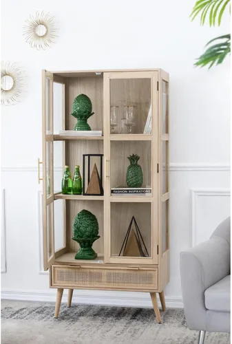 Vista 7 de A&B Home - Estatua de alcachofa verde, estatua decorativa de cerámica, decoración del hogar de mesa, sala de estar, dormitorio, mesa de café