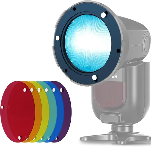 Vista 11 de NEEWER CRM2 Kit de accesorios magnéticos para flash de cabeza redonda