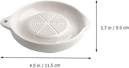Vista 2 de Molinillo de alimentos para bebés, placa de molienda manual de cerámica, cuenco de molienda de alimentos para bebé, herramienta complementaria