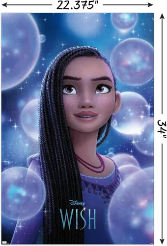 Vista 3 de Trends International Disney Wish Asha - Póster de pared de una hoja
