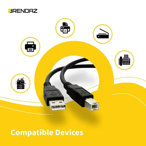 Vista 5 de BRENDAZ Cable USB de 1 pie compatible con micrófono USB Samson G-Track Pro y micrófono condensador USB C01U Pro (1 pie)