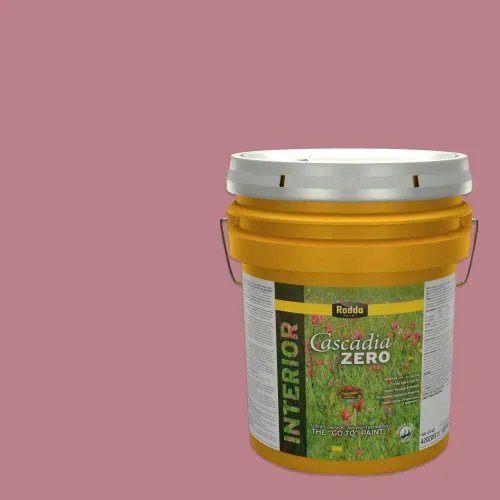 Vista 112 de Rodda Paint CASCADIA ZERO - Pintura satinada e imprimación para interiores en uno, 1 galón, Lady Flower Flor de señora