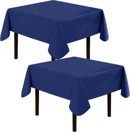 Vista 52 de homing - Mantel cuadrado de vinilo, mantel de plástico impermeable y a prueba de derrames con respaldo de franela, cubierta de mesa fácil de limpiar