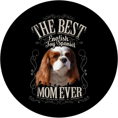 Vista 3 de Best English Toy Spaniel Mom Ever Funny Lover PopSockets PopSockets intercambiables PopGrip