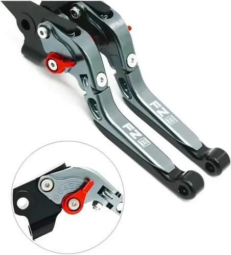 Vista 5 de Motorcycle Brake Clutch Levers for Ya&maha FZ8 FZ-8 2011 2012 2013 2014 2015 2016-2020 Motorcycle Adjustable Folding Extendable Brake Clutch Levers