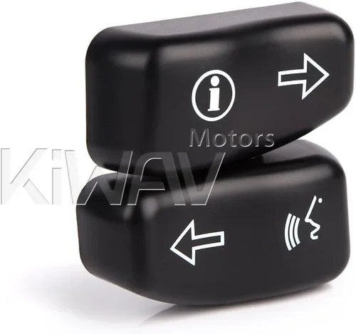 Vista 2 de KiWAV Tapas de interruptor negras, 11 piezas compatibles con Harley 14-17 FLHTCUTG, 14-18 FLHTCUI, 15-16 FLHTCUL, 15-17 FLRT, 15-18 FLHTKL, 16-18