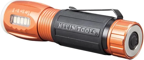 Vista 8 de Klein Tools Linterna LED 56028 y luz de trabajo, duradera, impermeable, compacta, extremo magnético manos libres, funciona hasta 12 horas
