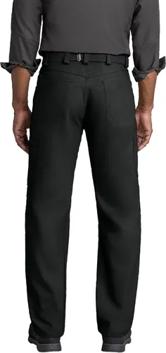 Vista 3 de Red Kap - Pantalones para hombre con rodillas reforzadas y sin arrugas Negro