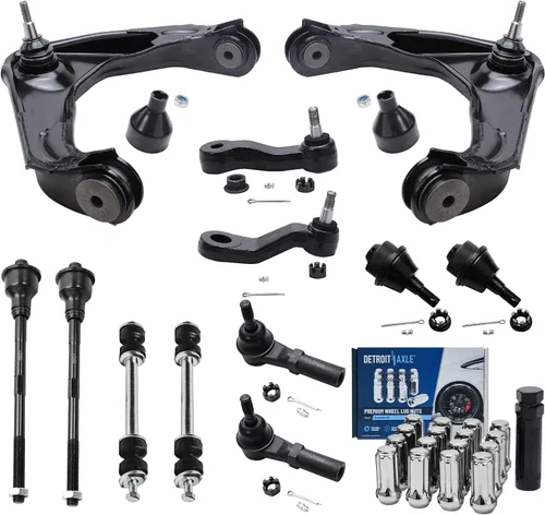 Vista 20 de Detroit Axle - Kit de extremo delantero para Hyundai Sonata XG350 XG300 Kia Optima, 2 brazos de control superiores con juntas de bola, 2 brazos