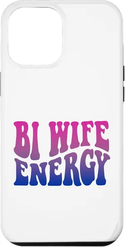Vista 25 de iPhone 13 Pro Bi Wife Energy Bisexual Pride Bisexual Flag Retro Vintage Case