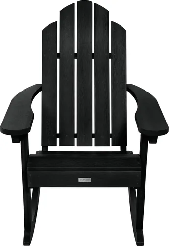 Vista 4 de highwood Classic Westport Adirondack - Silla mecedora, tamaño único, color negro