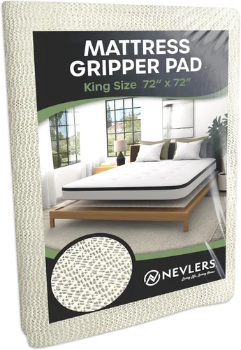Vista 10 de Nevlers - Tapón antideslizante para colchón de 72 x 36 pulgadas, tamaño individual Customizable & Durable Open-Weave PVC Foam Design to Keep Bed