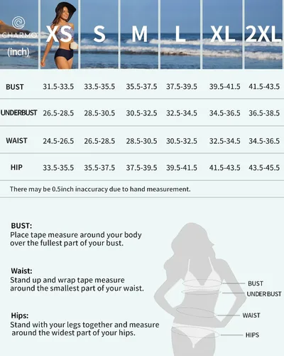 Vista 6 de Bikini tipo top CharmLeaks para mujer, bikini de dos piezas con cuello alto, ropa de baño
