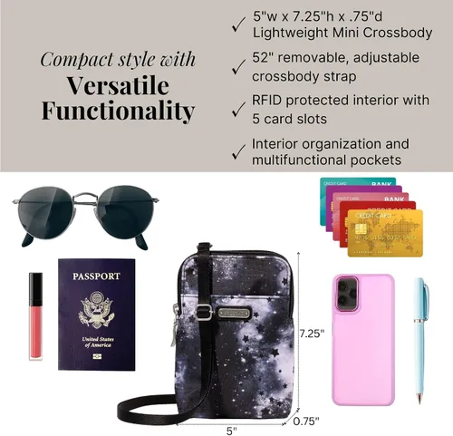 Vista 4 de Baggallini Take Two Bryant RFID Crossbody Bag_Discontinued