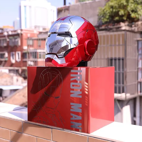 Vista 6 de Casco electrónico de aperturacierre, control de voz inglés 1 1, el modelo actualizado tiene una lámpara para los oídos, accesorios para casco
