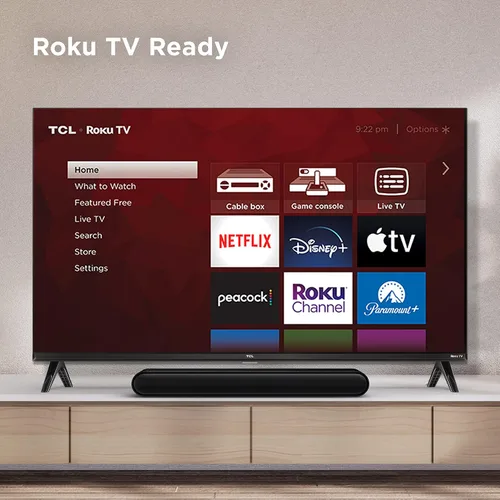 Vista 9 de TCL Barra de sonido de 2.1 canales con subwoofer inalámbrico (modelo S4210, modelo 2023), Dolby Audio, DTS Virtual:X, Bluetooth, entrada