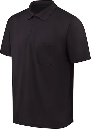 Vista 4 de Red Kap Polo de manga corta con bolsillo de punto para hombre