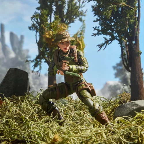 Vista 11 de G.I. Joe Classified Series 60th Anniversary Action Marine - Francotirador, figura de acción coleccionable de 6 pulgadas con traje Ghillie y 19